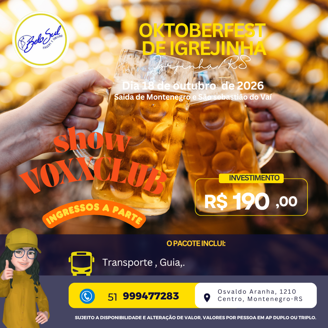 Oktoberfest de Igrejinha/RS — show VOXXCLUB